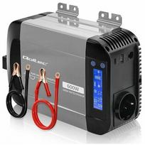 Qoltec Pure sine wave inverter 12V to 230V 300W 600W | 52687 | 5901878526874