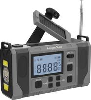 Radio Kruger&Matz Radio solarne, przenośne radio awaryjne SOS, powerbank 10000mAh, latarka, dynamo, Kruger&Matz | KM0838 | 5901890132664