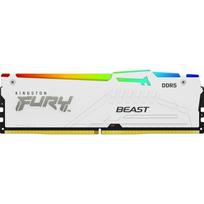 KINGSTON FURY Beast 32GB DIMM 5200MT/s DDR5 CL40 White RGB XMP | KF552C40BWA-32 | 740617333909