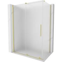 Dušo kabina Mexen Velar 871-150-090-31-55, stačiakampė, be padėklo, 150 cm x 90 cm x 200 cm, brushed gold sp./matinis