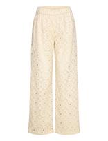 Noella - Shelly Pants - Plačios kelnės - Kreminė spalva