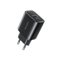 Įkroviklis Awei PD85-EU 22.5W USB-A/USB-C juodas