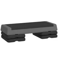 Aerobikos steperis, 10,5/15,5/20,5 cm reguliuojamo aukščio