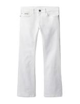 Calvin Klein - Flare White - Plataus kirpimo džinsai - Balta