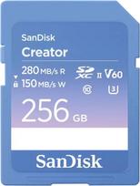 SANDISK Creator 256GB SD-UHS-II-Karte Speicherkarte bis zu 280MB/s | SDSDXEP-256G-GNCIS | 619659216580