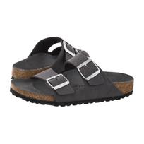 Birkenstock Arizona BS Velvet Gray Eco Leather 1032829 (BK390-a) Moteriški batai/šlepetės