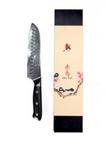 Aka Tori Santoku peilis iš Damasko plieno 7" – Osaka Pro