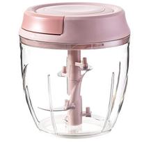 Rankinis maisto smulkintuvas 1000ml, rožinis