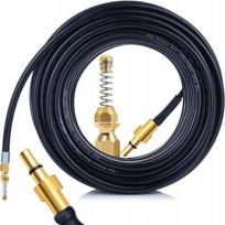 Pakaitinė dalis aukšto slėgio žarnos Black+Decker/Bosch/Michelin – Ilgis 10 m, Žalvarinis antgalis, Max 60°C