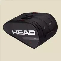 Head Coello Tour padelio krepšys, L dydis, juodas, 2025