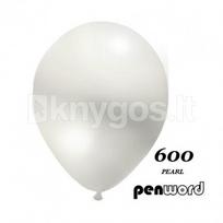 Balionai 12" Metalic Penword 100vnt balti