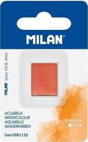 Milan akvareliniai dažai, rudos lavos spalvos, 1.5x2cm