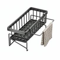 Muilinės laikiklis su nutekėjimo padėklu, metalinis, 1 vnt.