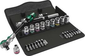 Wera Zyklop Speed 1/2'' Lizdas Rinkinys su 28 Dalimis