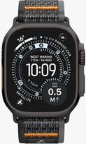 „Spigen Athlex Air 2“ dirželis, skirtas „Apple Watch“ (44 / 45 / 46 / 49 mm) – juodas ir oranžinis