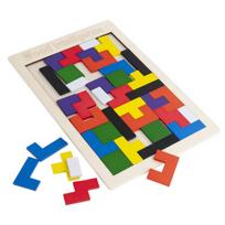 Medinė loginė dėlionė Tetris Tangram