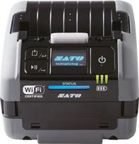 SATO PW208NX 203 dpi with battery, USB, Bluetooth, Dispenser, Linerless media operation, Belt Clip (WWPW2500G)
