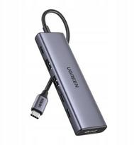 „UGREEN“ 6 PRIEVADŲ USB-C ŠAKOTUVAS SU „DISPLAYPORT 4K“ IR „PD100W“ NEŠIOJAMIESIEMS KOMPIUTERIAMS
