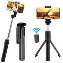Asmenukių lazda ("Selfie sticks") Telefono laikiklis selfie su nuotolinio valdymo pulteliu, 1 vnt.