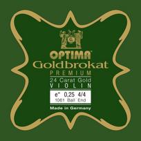 Optima Goldbrokat 24k Auksinės Smuiko Stygos E1 0.28mm