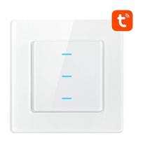 Išmanusis šviesos jungiklis „WiFi Avatto N-TS10-W3“ 3 krypčių TUYA balta