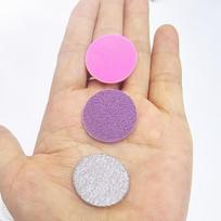 Šlifavimo diskeliai elektrinei pėdų dildei, 25 mm, 60 vnt.