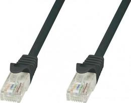 Patchcord Rj45 Cat 5e Utp Cca 0,25m Juodas
