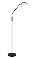Juodas Led stovintis šviestuvas Moreno Rl 160cm su lanksčiu kaklu