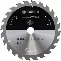 Bosch Pro Wood pjūklų diskas medienai 140x20x1,5 Z24 akumuliatoriniams įrankiams