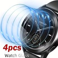 Išmanusis laikrodis Išmaniojo laikrodžio grūdinto stiklo plėvelė, 30–46 mm, 4 vnt.