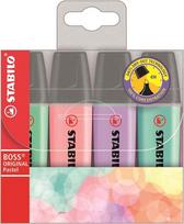 Stabilo Boss Pastel žymekliai, 4 vnt., 2-5 mm