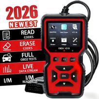 Juodas OBD2 diagnostinis skaitytuvas USB