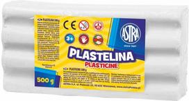 Plastelinas 500 g, balta
