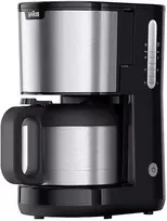Kavos aparatas Braun IDCollection KF1505 BK, Lašelinis kavos virimo aparatas, 1,2 l, Malta kava, 1000 W, Juoda