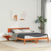 Lovos rėmas Vaško ruda 150 x 200 cm Kietos pušies mediena