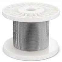 Vevor 3,18 mm nerūdijančio plieno trosas 30,5 m (7x7)