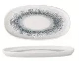 Porcelianinė pietų lėkštė LUNA, ovalios formos, 30 cm