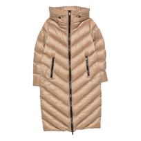Pūkinė striukė moterims, Smėlio, Jackets