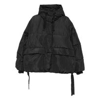 Pūkinė striukė moterims, Juoda, Jackets