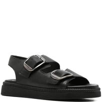 Basutės moterims, Juoda, Sandals