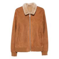 Odinė striukė vyrams, Smėlio, Leather jacket