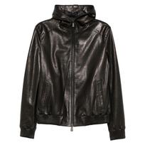 Odinė striukė vyrams, Juoda, Leather jacket