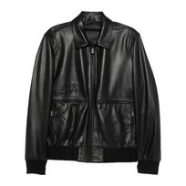 Odinė striukė vyrams, Juoda, Leather jacket
