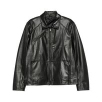 Odinė striukė vyrams, Juoda, Leather jacket