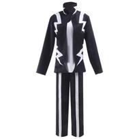 Anime kostiumas 3 dalys Viršutinė marškinė Kelnės Mano Herojus Academia Shangming Electric Cos Helovino kostiumas Cosplay kostiumas Šventiniai drabužiai S juoda