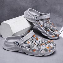 Vasaros vyriški paplūdimio batai klumpės vyriški sandalai kvėpuojantys laisvalaikio vyriški sodo batai kamufliažiniai greitai džiūstantys vyriški apavas Zapatos Hombre 38