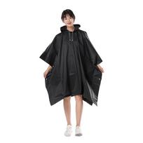 Lietpalčiai suaugusiems, daugkartiniai pončai vyrams, moterims, vandeniui atsparus, lengvas EVA lietpaltis su raišteliu gaubtu Eva 100cm*130cm (weight 160g) rožinė