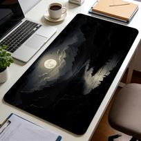 Night Moonlight Large Cool Mouse Pad Laptop Nonslip Esports Office Desk Mat Game Player Mousepad Mini PC Desktop Accessories 300x800x2mm