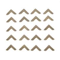 20Pcs Book Scrapbooking Albums Menus Folders Collar Corner Protectors Decorative Bracket For Wood Box Furniture Hardware 20*5mm