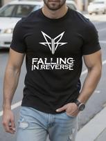 Falling In Reverse Rock Band Graphic Tshirt Graphic Tshir... S įvairiaspalvis